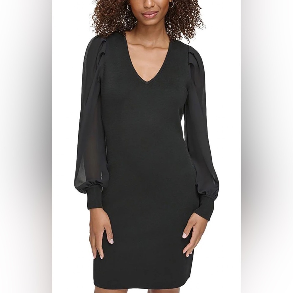 NWT Karl Lagerfeld Textured Sheath Dress